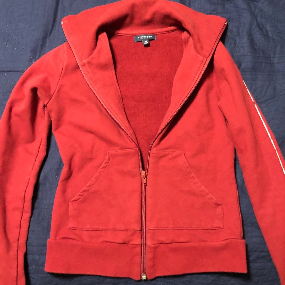 BURBERRY ZIP UP JACKET